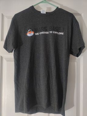 Mars Base Graphic Tee - Charcoal